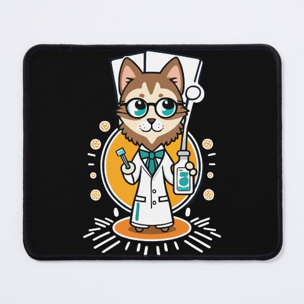 Item preview, catalyst cute chemistry cat pun designed and sold by Batiz.