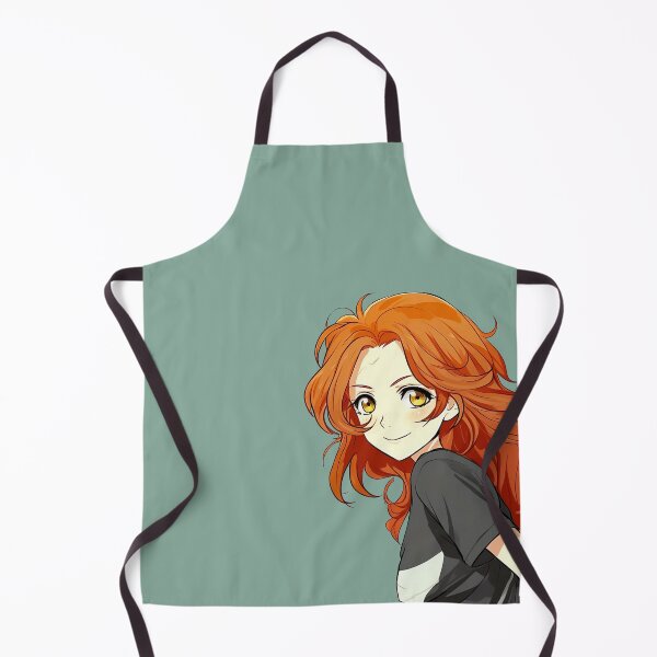 Item preview, Cute Redhead Anime Girl designed and sold by RandomForestBot.