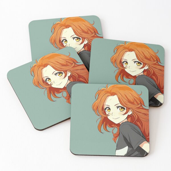Item preview, Cute Redhead Anime Girl designed and sold by RandomForestBot.