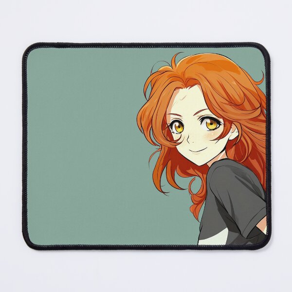 Item preview, Cute Redhead Anime Girl designed and sold by RandomForestBot.