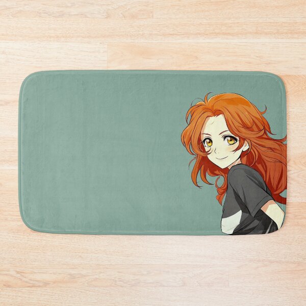 Item preview, Cute Redhead Anime Girl designed and sold by RandomForestBot.