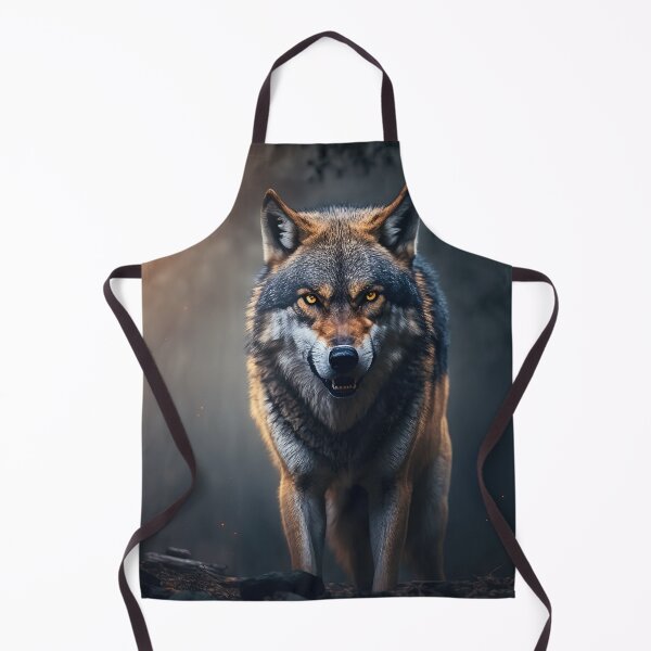 Item preview, Wolf Walking in the Forest .AI generated Illustration. designed and sold by svetlanna.