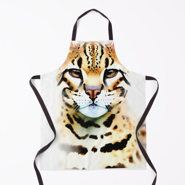 Item preview, Ocelot in Watercolor designed and sold by StyleSyndicatio.