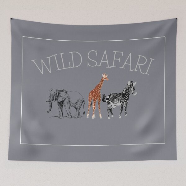 Item preview, African wild animals t-shirt 'WILD SAFARI' designed and sold by Gadget80.