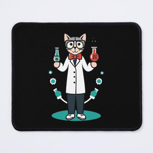 Item preview, catalyst cute chemistry cat pun designed and sold by Batiz.