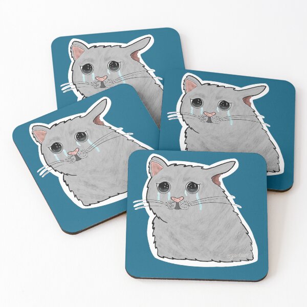 Item preview, Crying Cat  designed and sold by Art by Jessica Beroldi.