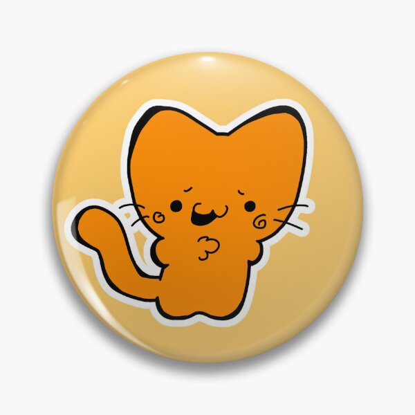 Item preview, Orange Blob Kitten designed and sold by mousetrapart.
