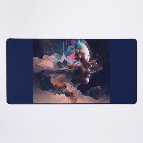 Item preview, Woman's Abstract Clouded Dream World designed and sold by Bleknervin.