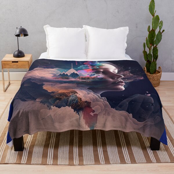 Item preview, Woman's Abstract Clouded Dream World designed and sold by Bleknervin.
