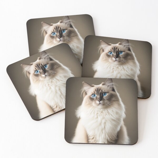 Item preview, Beautiful Ragdoll Cat . AI generated Illustration. designed and sold by svetlanna.