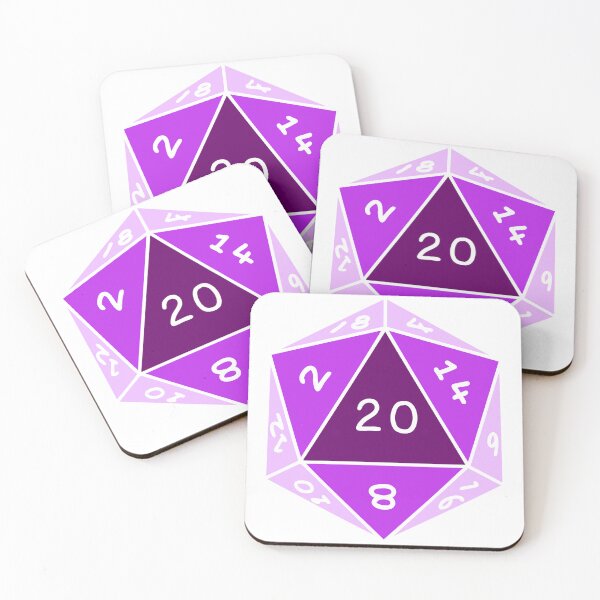 Item preview, Purple D20 Dice designed and sold by glc1985.