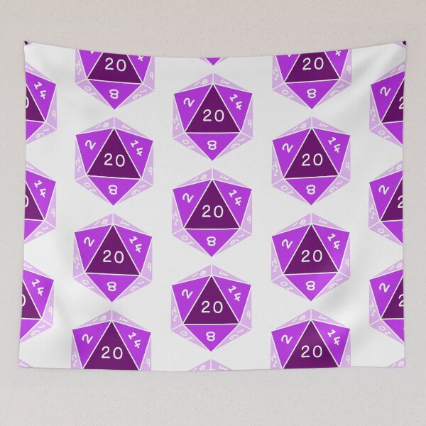 Item preview, Purple D20 Dice designed and sold by glc1985.