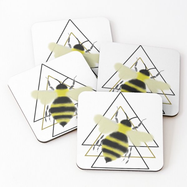 Item preview, Bumble bee geometric designed and sold by Budibabe.