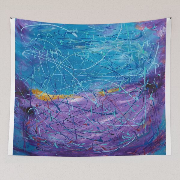 Item preview, Purple/Blue Abstract designed and sold by artbydanielle.