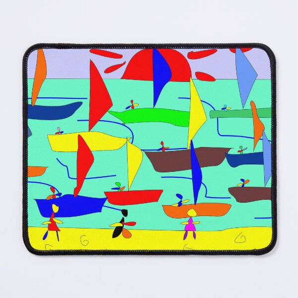 Item preview, Boats in the lake designed and sold by hermarartonline.