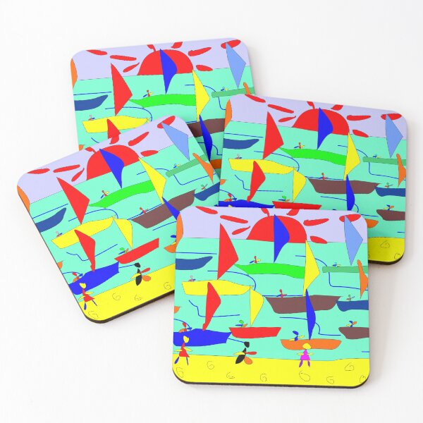 Item preview, Boats in the lake designed and sold by hermarartonline.