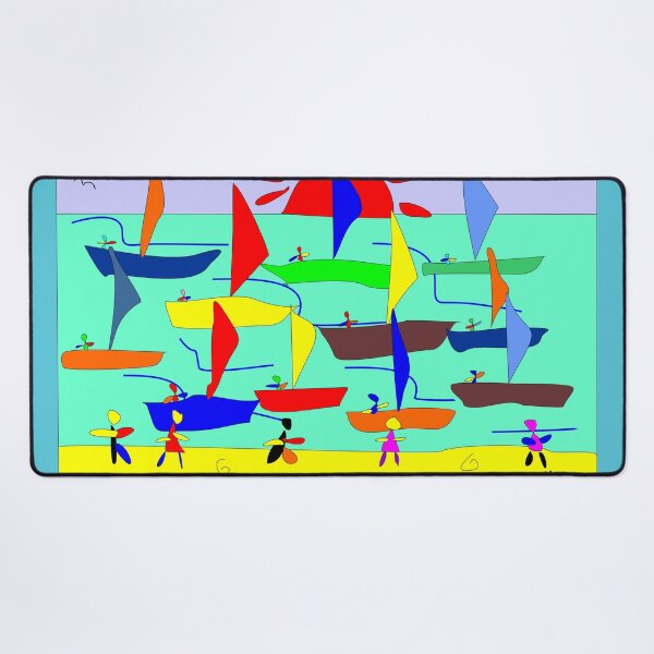 Item preview, Boats in the lake designed and sold by hermarartonline.