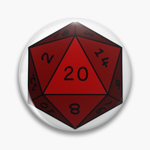 Item preview, Red D20 Dice designed and sold by glc1985.