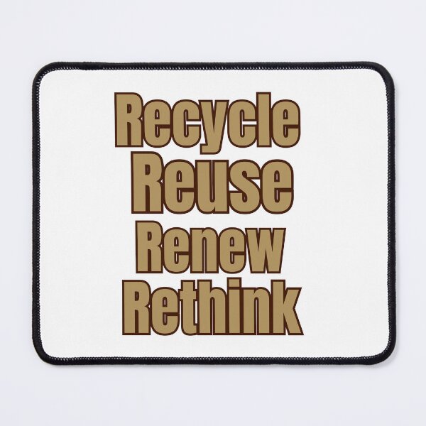 Item preview, Recycle Reuse Renew Rethink designed and sold by Tienda-Vane.