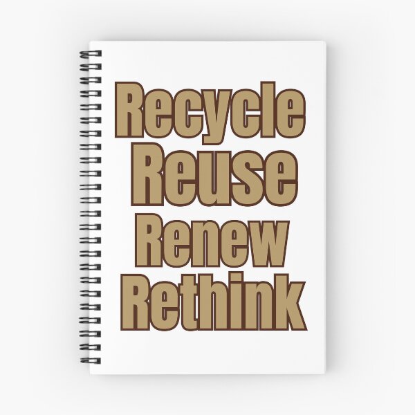 Item preview, Recycle Reuse Renew Rethink  designed and sold by Tienda-Vane.
