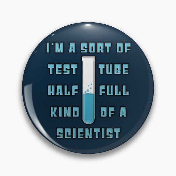 Item preview, Test Tube Half Full - Blue designed and sold by Fanarchist.