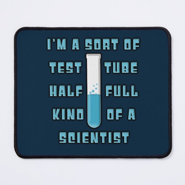 Item preview, Test Tube Half Full - Blue designed and sold by Fanarchist.