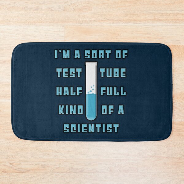 Item preview, Test Tube Half Full - Blue designed and sold by Fanarchist.