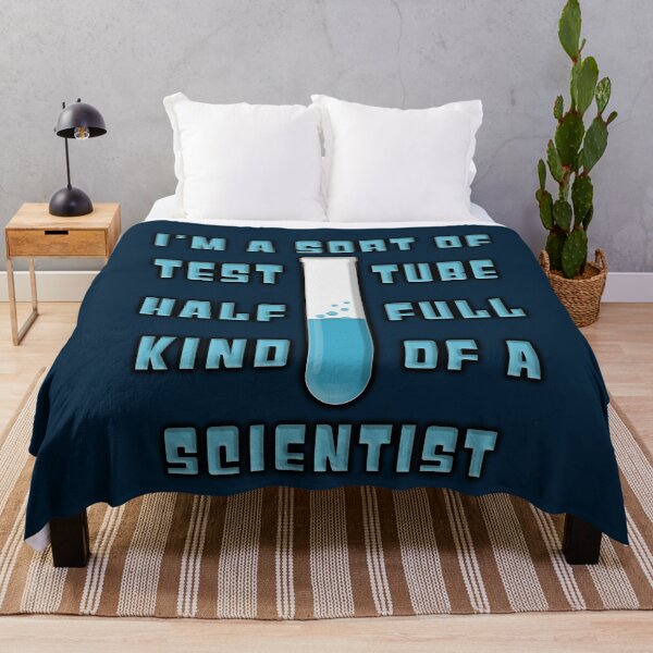 Item preview, Test Tube Half Full - Blue designed and sold by Fanarchist.