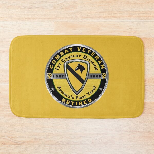 Item preview, 1st Cavalry Division Retired Veteran designed and sold by SoldierAlways.
