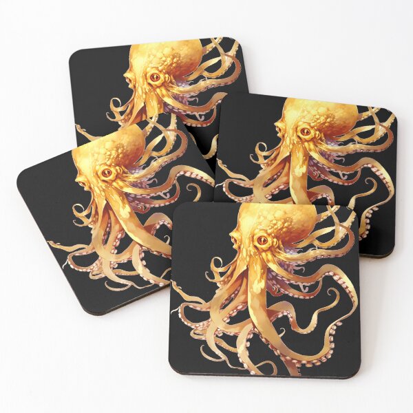 Item preview, OCTOPUS GYOTAKU STYLE PRINT  designed and sold by StickeryPickery.