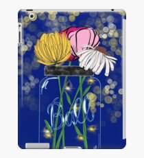 Mason Jar Flowers iPad Case/Skin