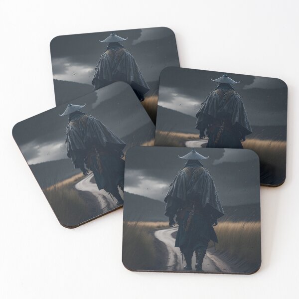 Item preview, Samurai walking country road designed and sold by Aleksandar Boric.