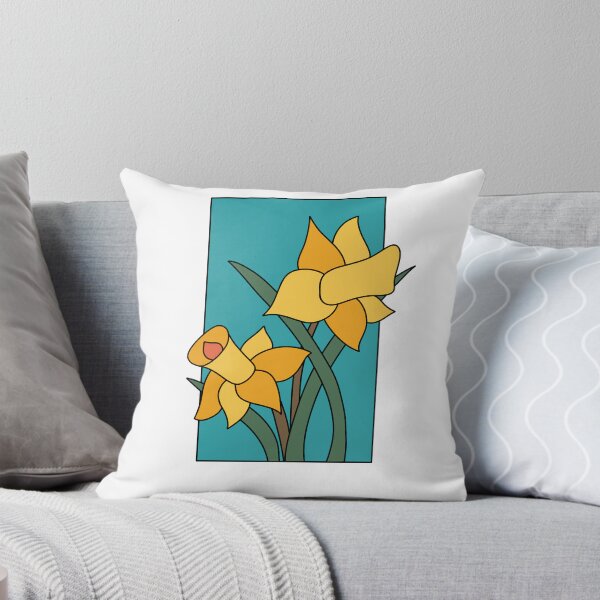 Item preview, Stained Glass Daffodils designed and sold by TheRedKnotShop.