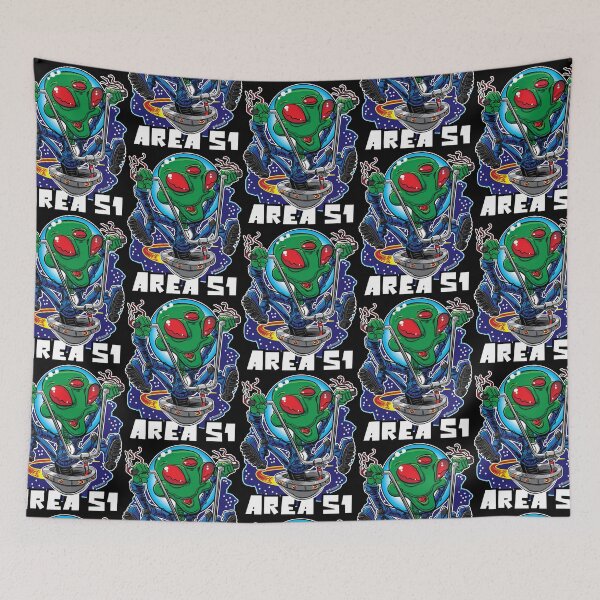 Item preview, Area 51, Alien UFO with Handlebars designed and sold by eShirtLabs.