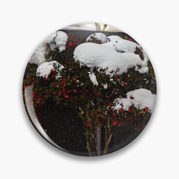 Item preview, Snow covered tree with red flowers designed and sold by Shizenkai.