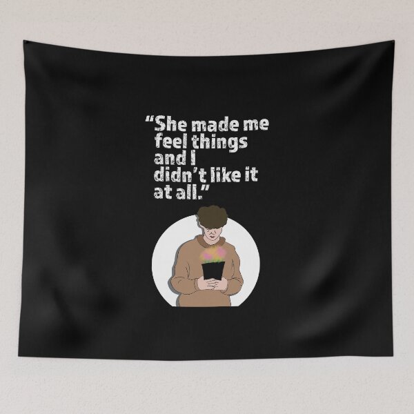 Item preview, TEOTFW "she made me feel things" quote designed and sold by ShayMcG.