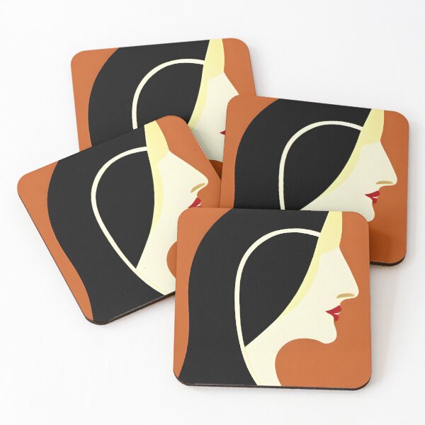 Item preview, Captivating Art Deco Woman's Face Artwork designed and sold by The Bubble 1307.