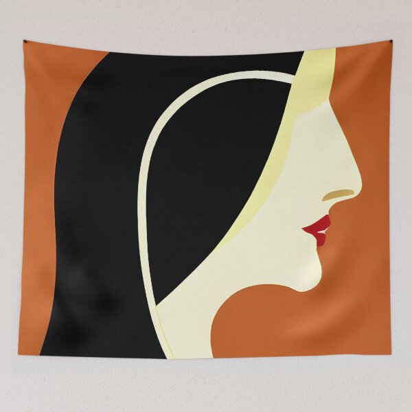 Item preview, Captivating Art Deco Woman's Face Artwork designed and sold by The Bubble 1307.