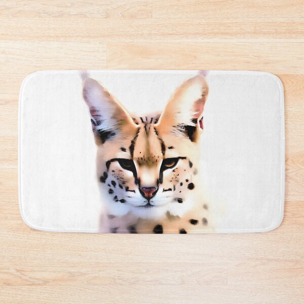 Item preview, Serval in Watercolor designed and sold by StyleSyndicatio.