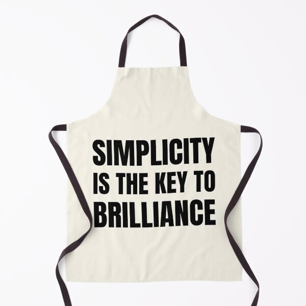 Item preview, Simplicity is the key to brilliance designed and sold by QuotesAreFun.