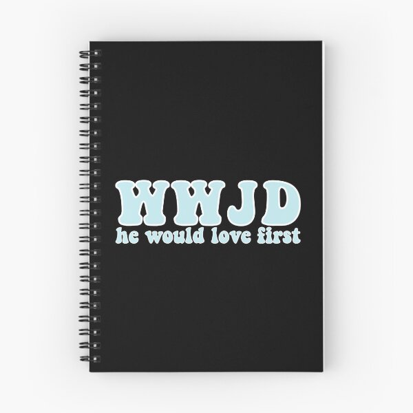 Item preview, Copy of Copy of WWJD He Would Love First (Blue) designed and sold by snw-designs.
