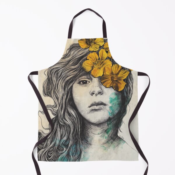 Item preview, Softly Spoken Agony II | flower girl pencil portrait designed and sold by Marco Paludet.
