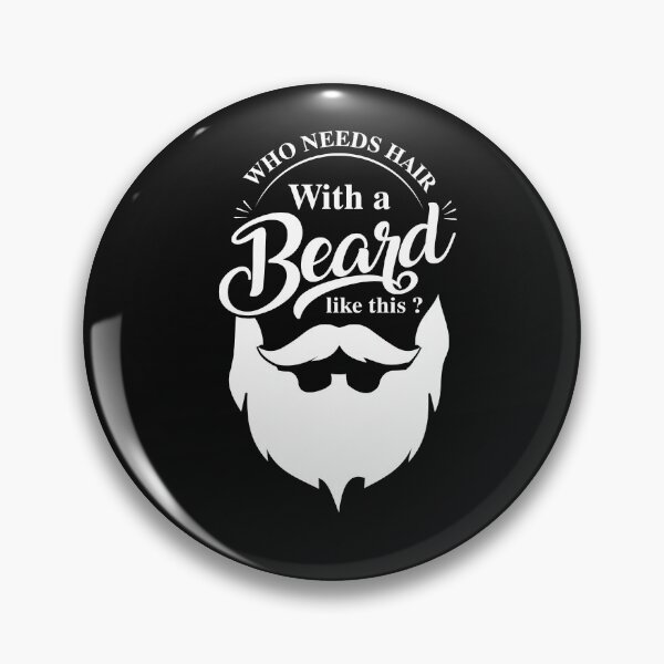 Item preview, who needs hair with a beard like this? designed and sold by masterAi.
