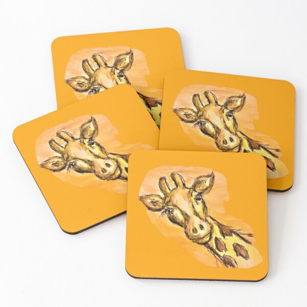 Item preview, Giraffe watercolor fine art designed and sold by janianna.