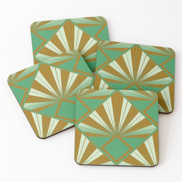 Item preview, Art Deco Sun-Green designed and sold by Sarah Melendez.