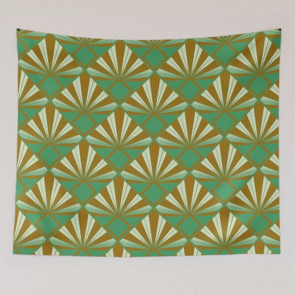 Item preview, Art Deco Sun-Green designed and sold by Sarah Melendez.