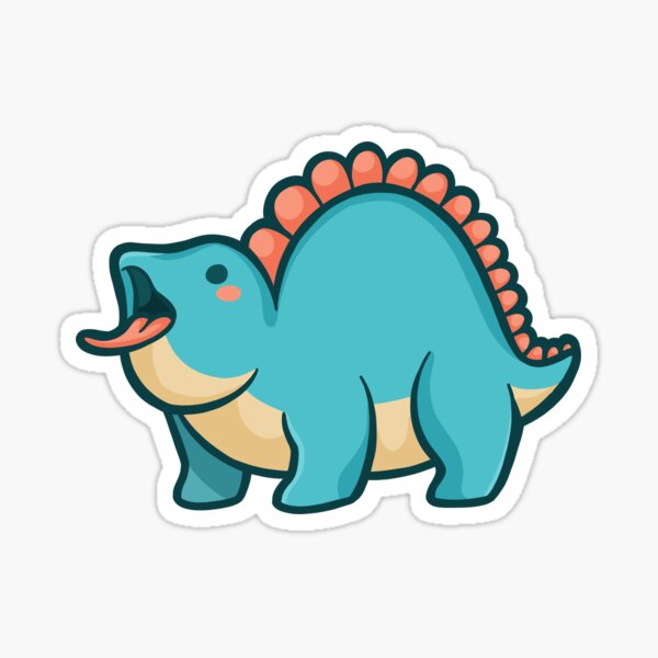 Chubby Dinosaur Stickers for Sale, Free US Shipping