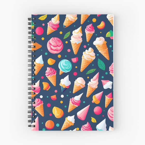 Item preview, Colorful Ice Cream Cones - Seamless Pattern designed and sold by MtWoodsonSales.