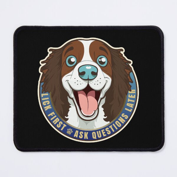 Item preview, Lick First! English Spring Spaniel Dog Design designed and sold by danielliamgill.