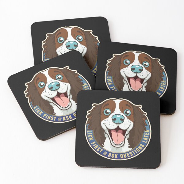Item preview, Lick First! English Spring Spaniel Dog Design designed and sold by danielliamgill.